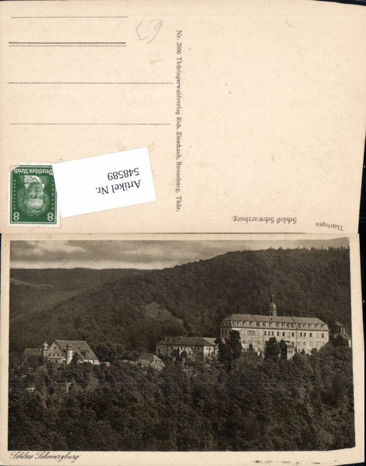 548589, Schwarzburg Schwarzatal Castle