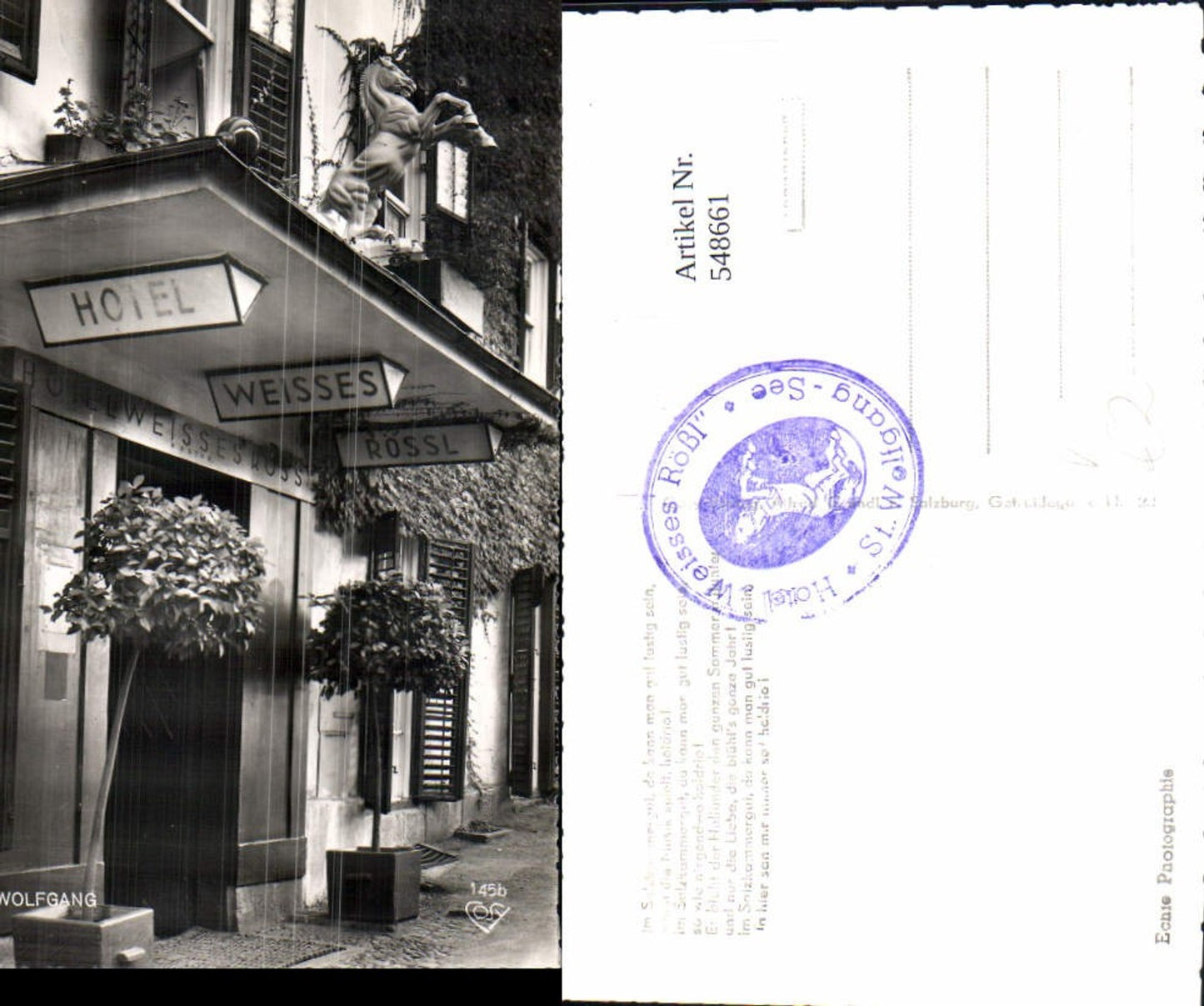 548661,St. Wolfgang am Wolfgangsee Weißes Rössl pub Cosy 145 b