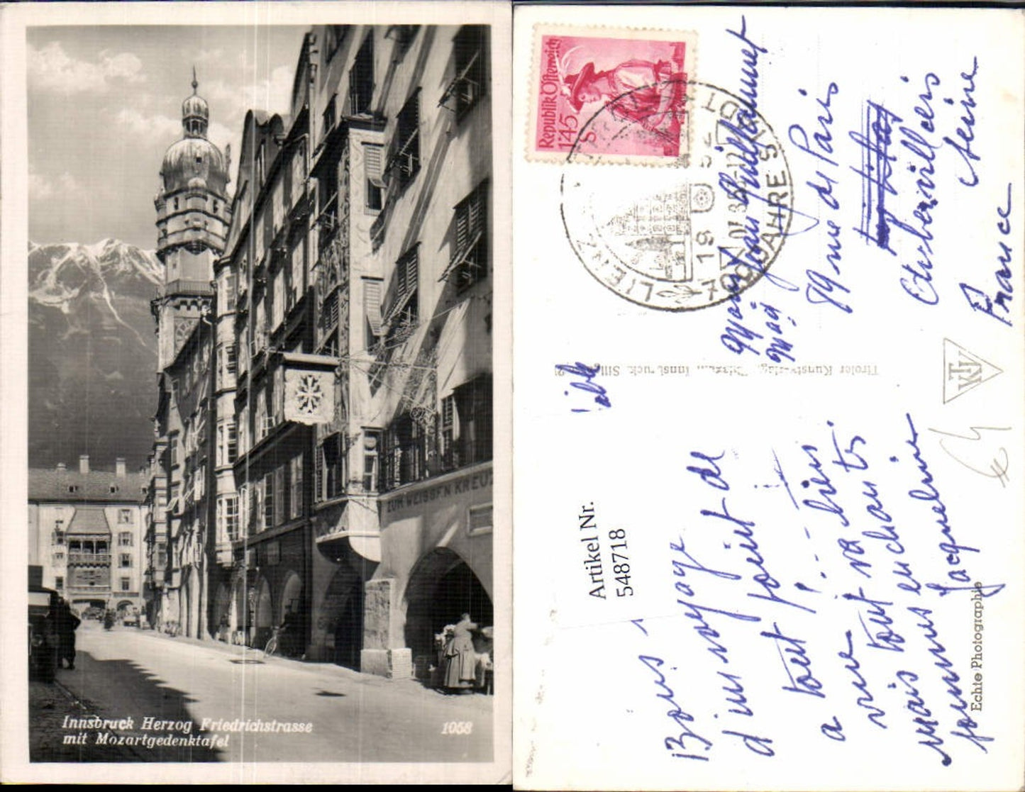 Alte Ansichtskarte – Old Postcard
