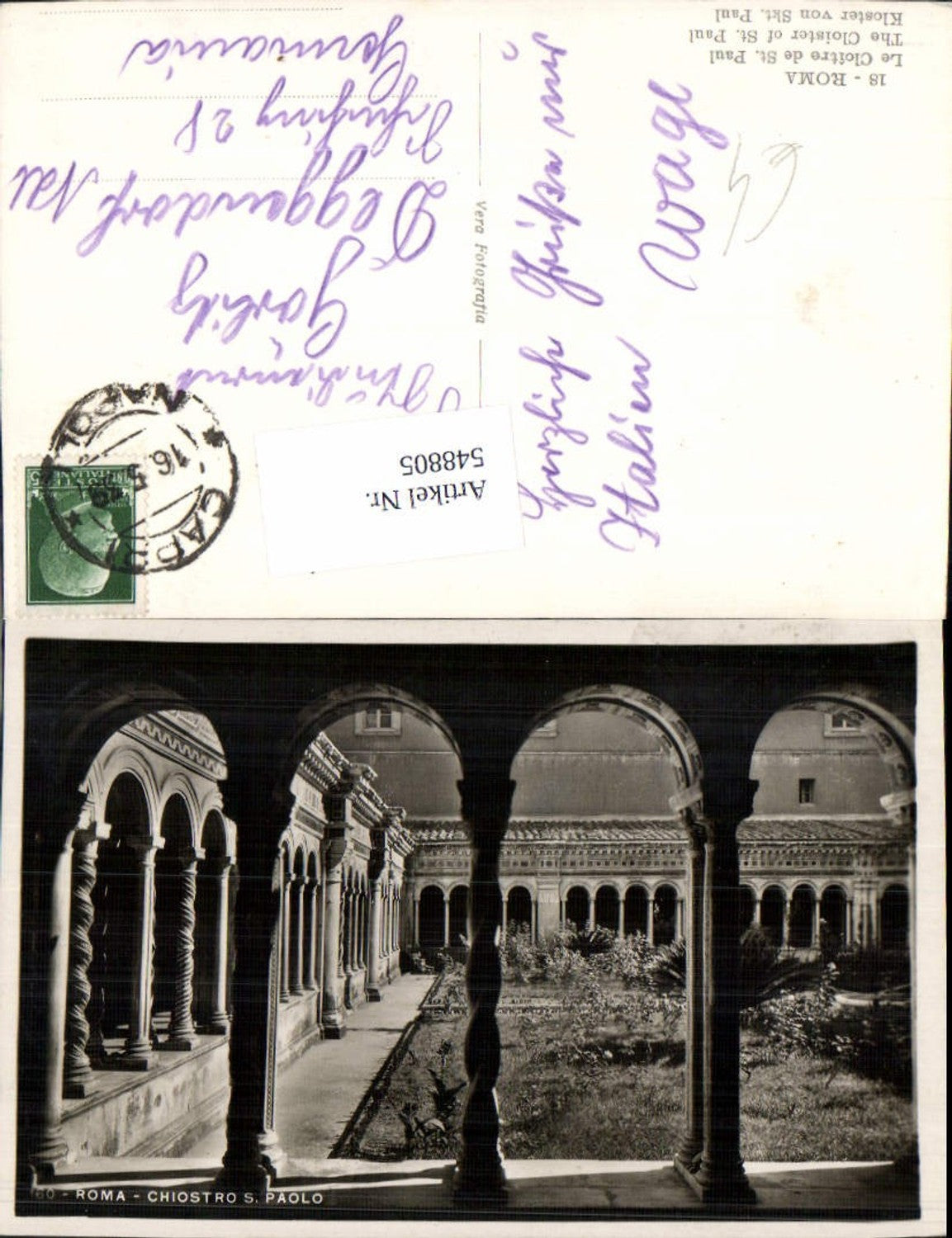 Alte Ansichtskarte – Old Postcard