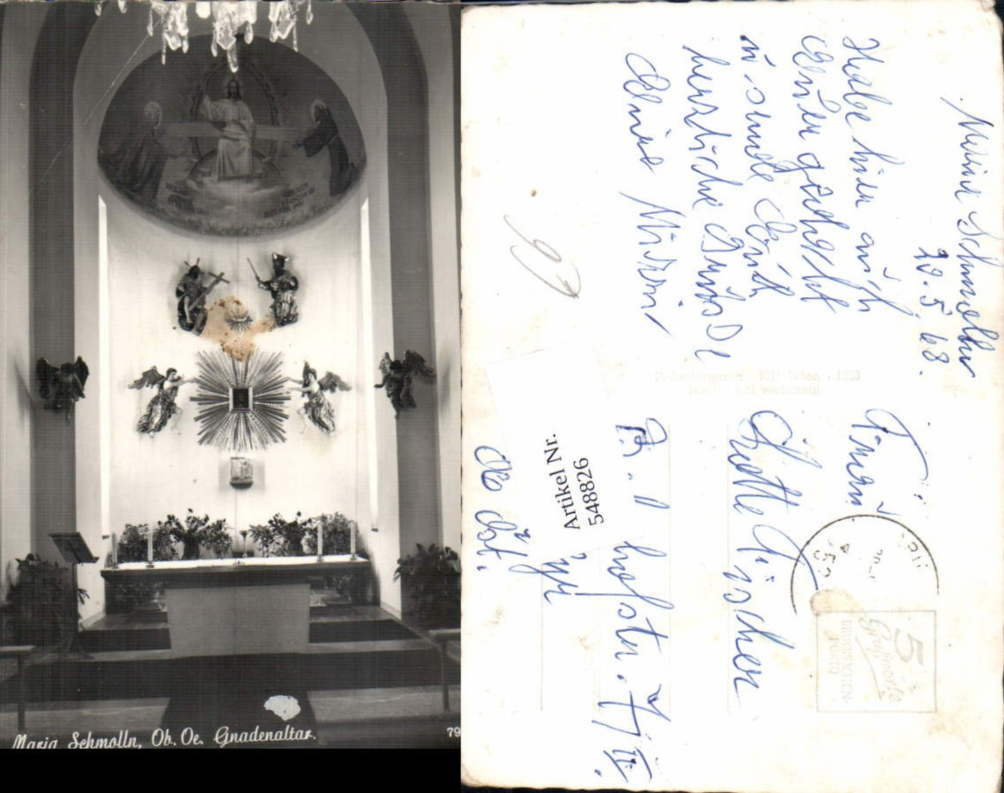 548826,Maria Schmolln Gnadenaltar Altar b. Braunau am Inn