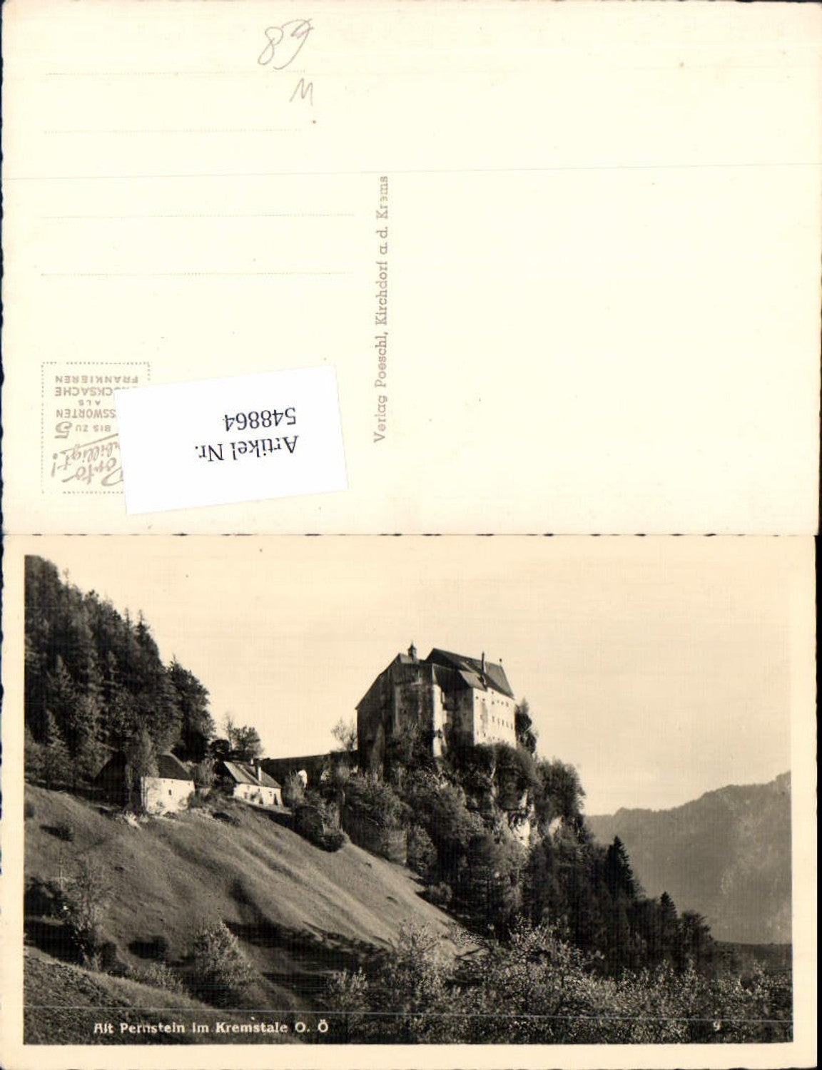 548864,Foto-AK Pernstein bei Micheldorf Kirchdorf an der Krems