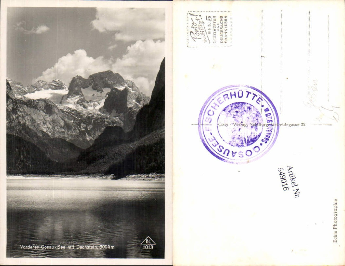 549016,Vorderer Gosau See