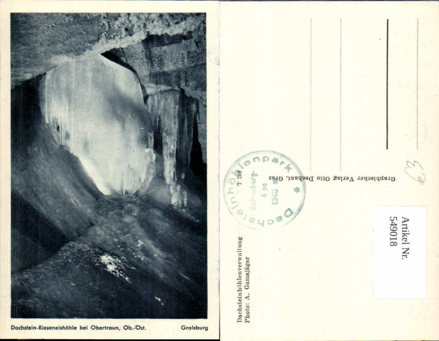 549018,Dachstein Rieseneishöhle Grotte Höhle Obertraun