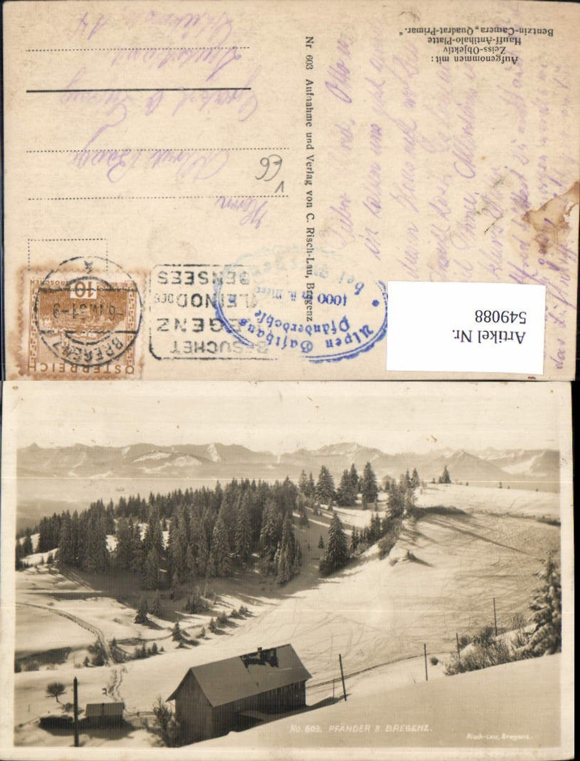 Alte Ansichtskarte – Old Postcard