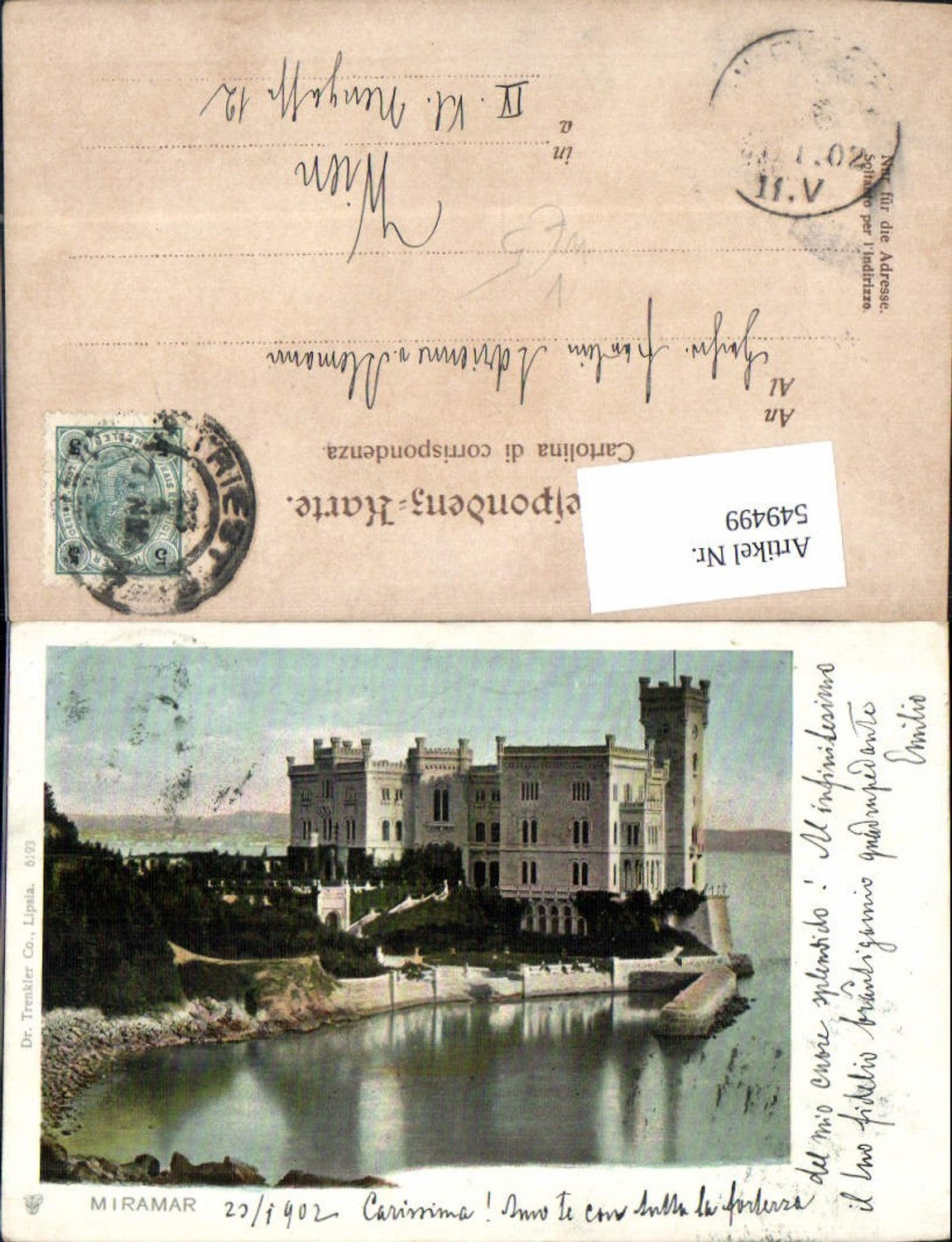 Alte Ansichtskarte – Old Postcard