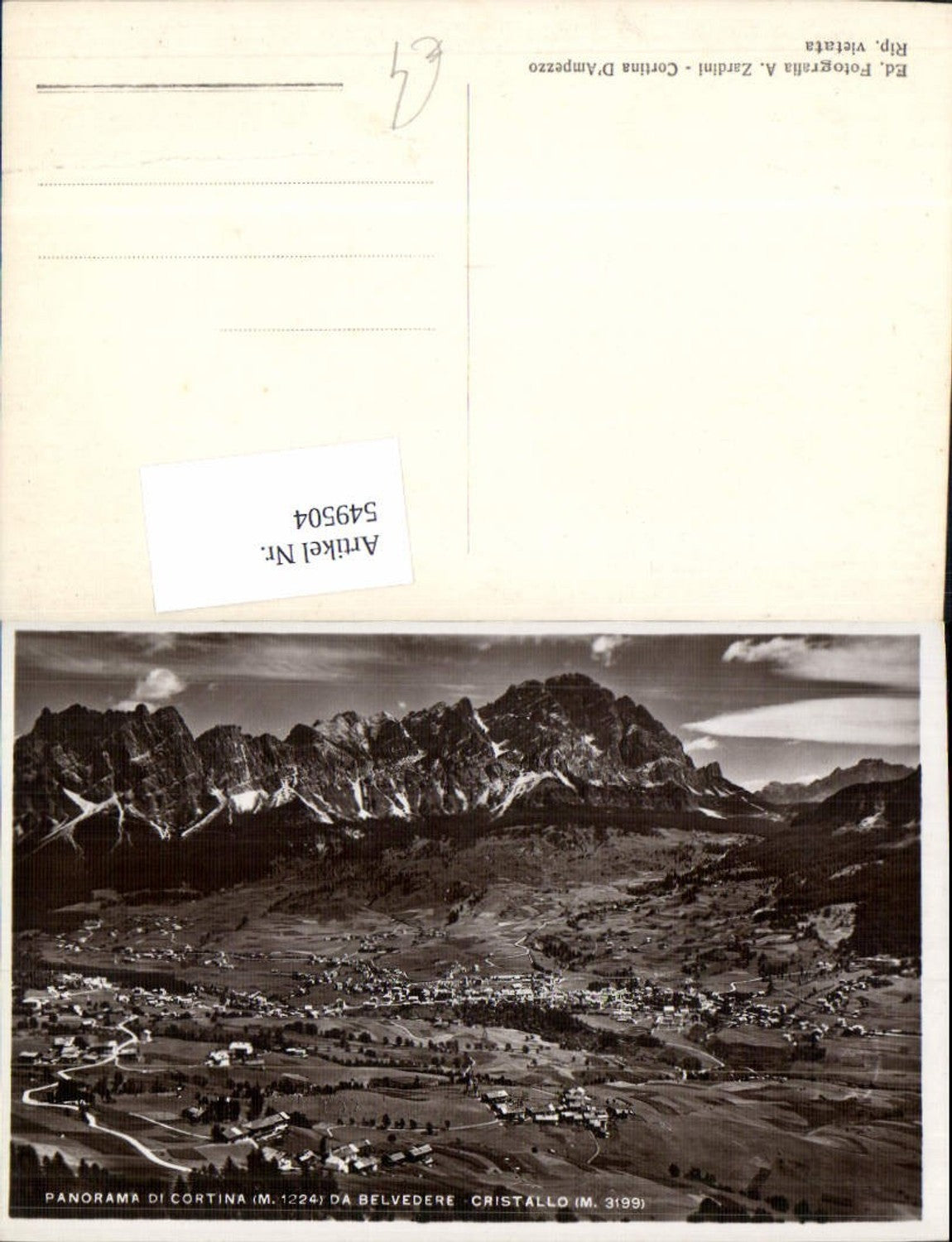 Alte Ansichtskarte – Old Postcard