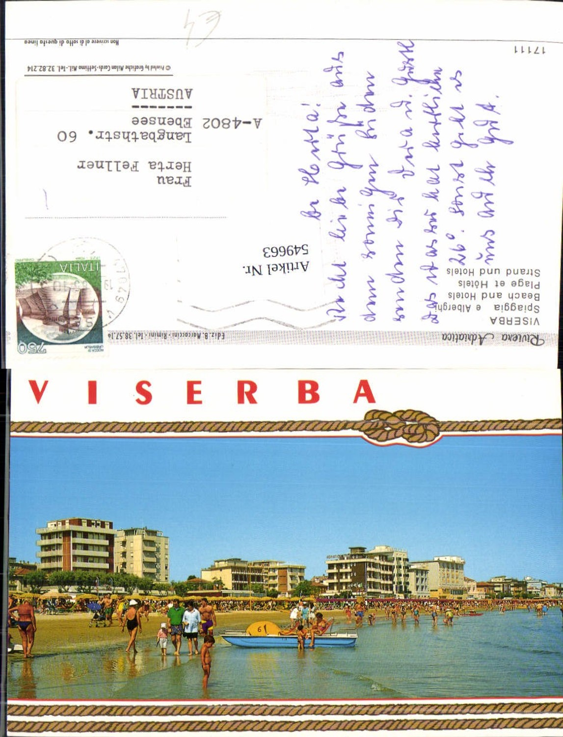 Alte Ansichtskarte – Old Postcard