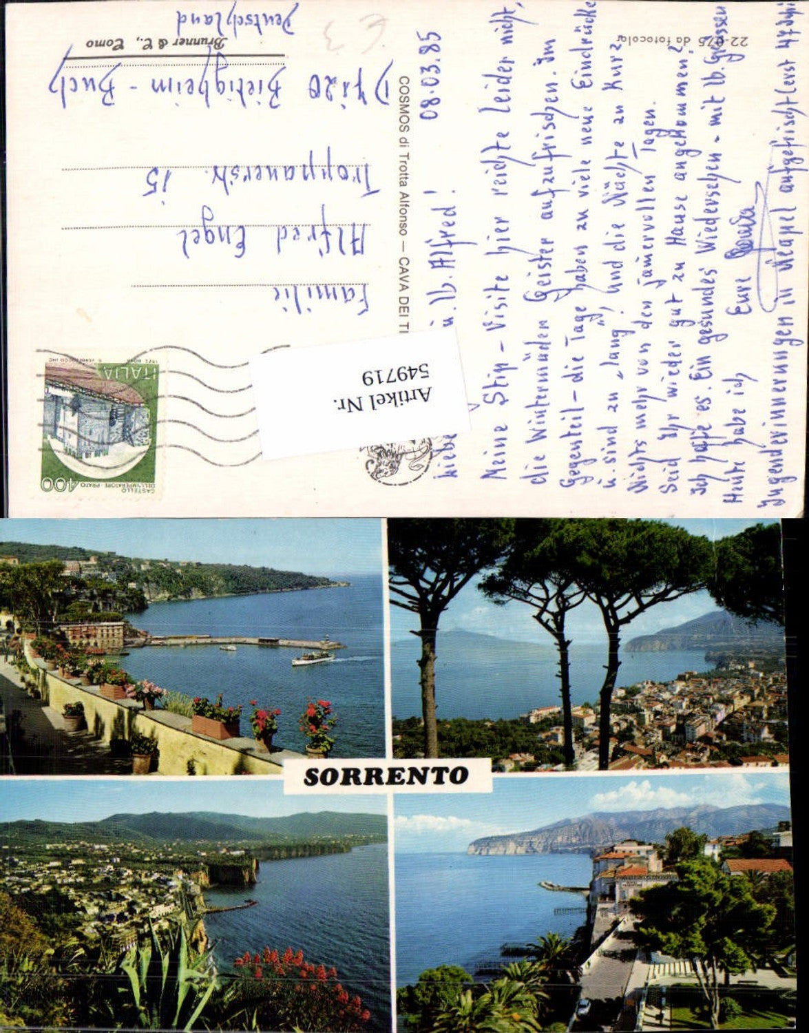 Alte Ansichtskarte – Old Postcard