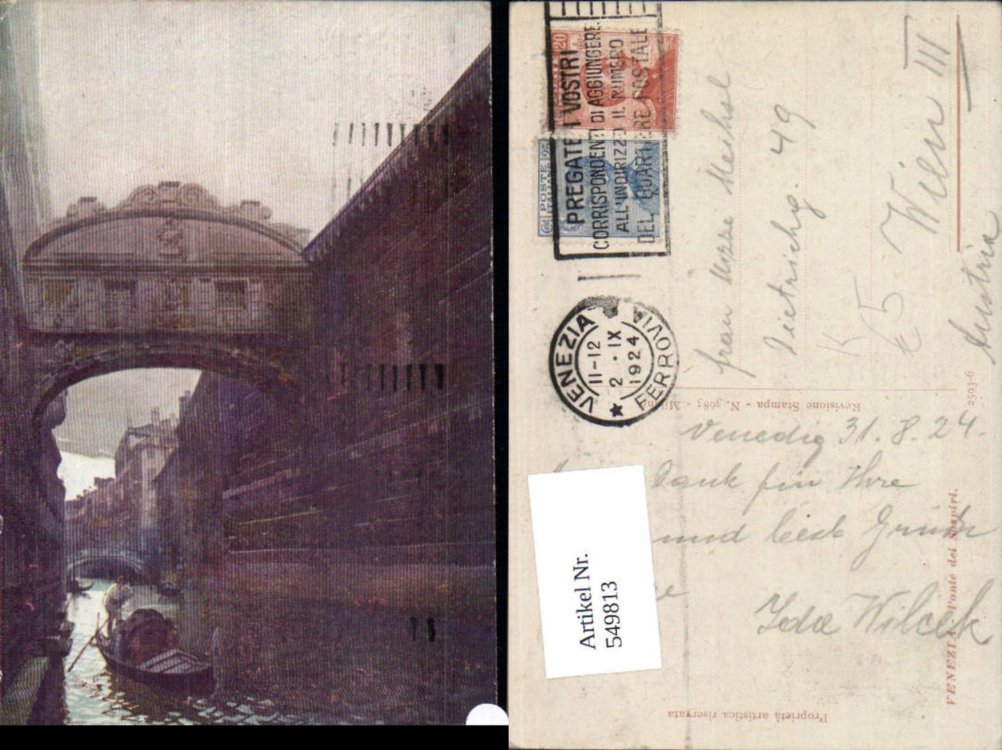 Alte Ansichtskarte – Old Postcard