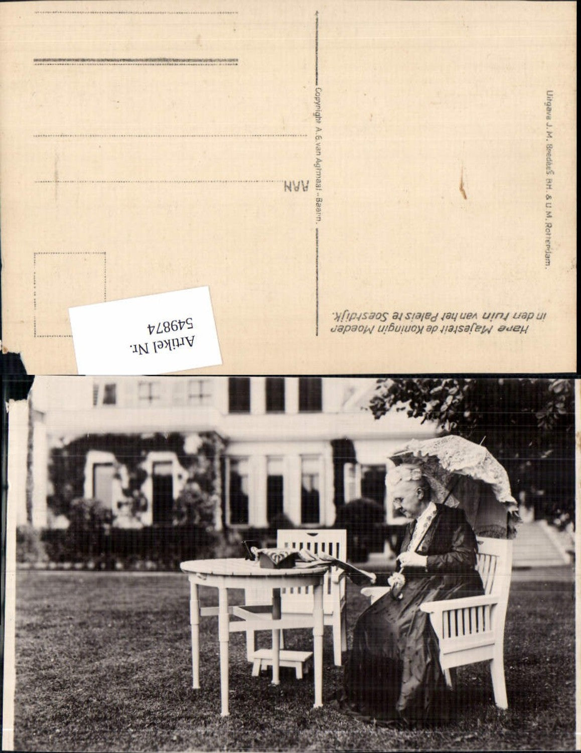 549874,Adel Monarchie Niederlande Königin Moeder Paleis Soestdijk