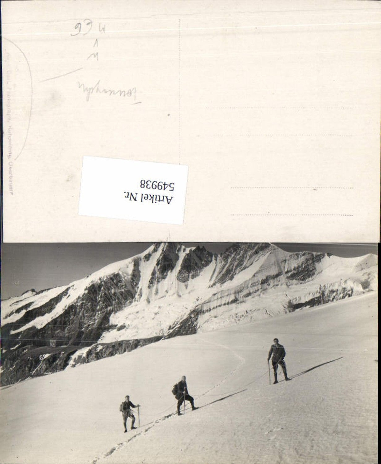 549938, Photo-AK Ruhpolding Sport Touring Climbers Mountaineers pub Hans Gerl Photograph Ruhpolding