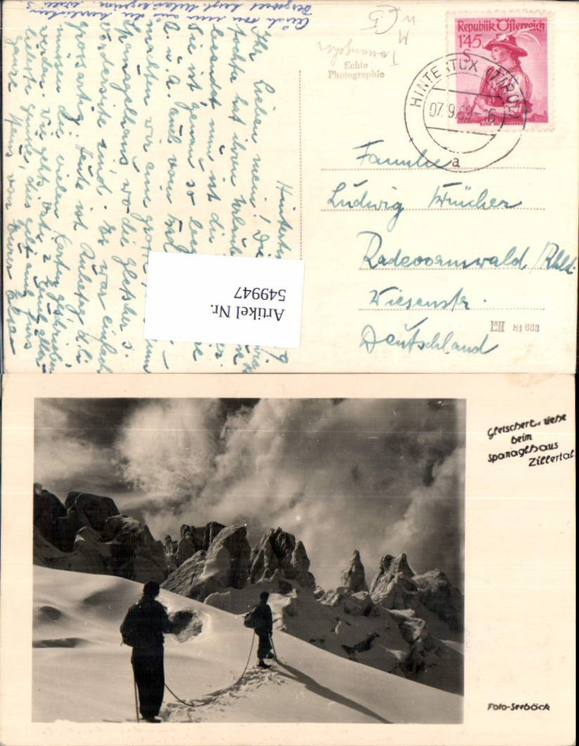 Alte Ansichtskarte – Old Postcard