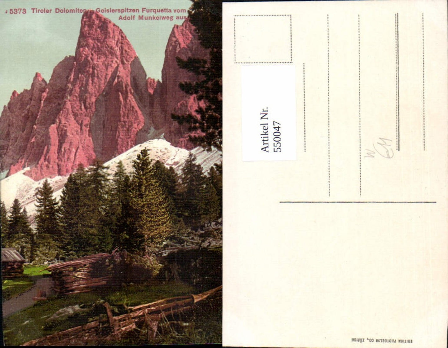 Alte Ansichtskarte – Old Postcard