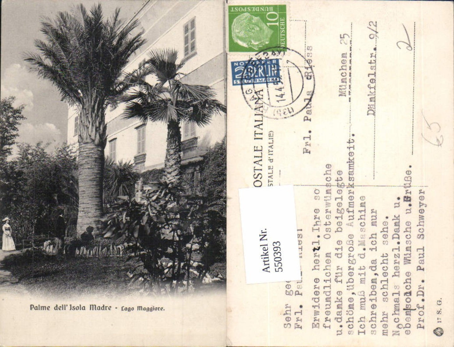 Alte Ansichtskarte – Old Postcard