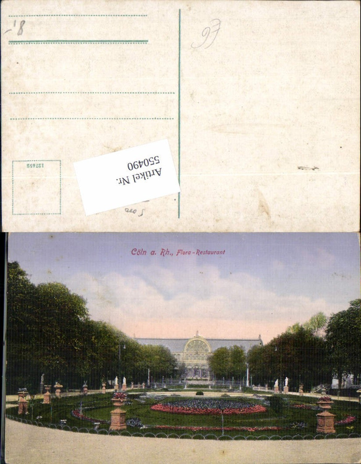 550490,Köln am Rhein Flora Restaurant