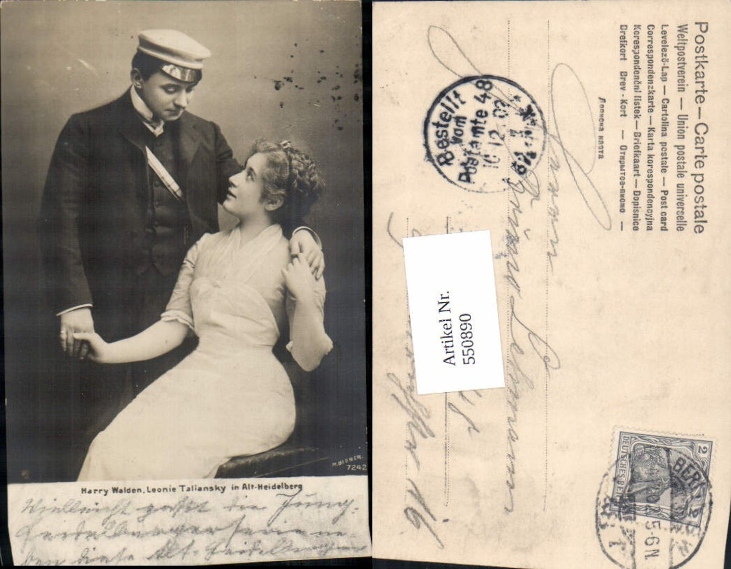 Alte Ansichtskarte – Old Postcard