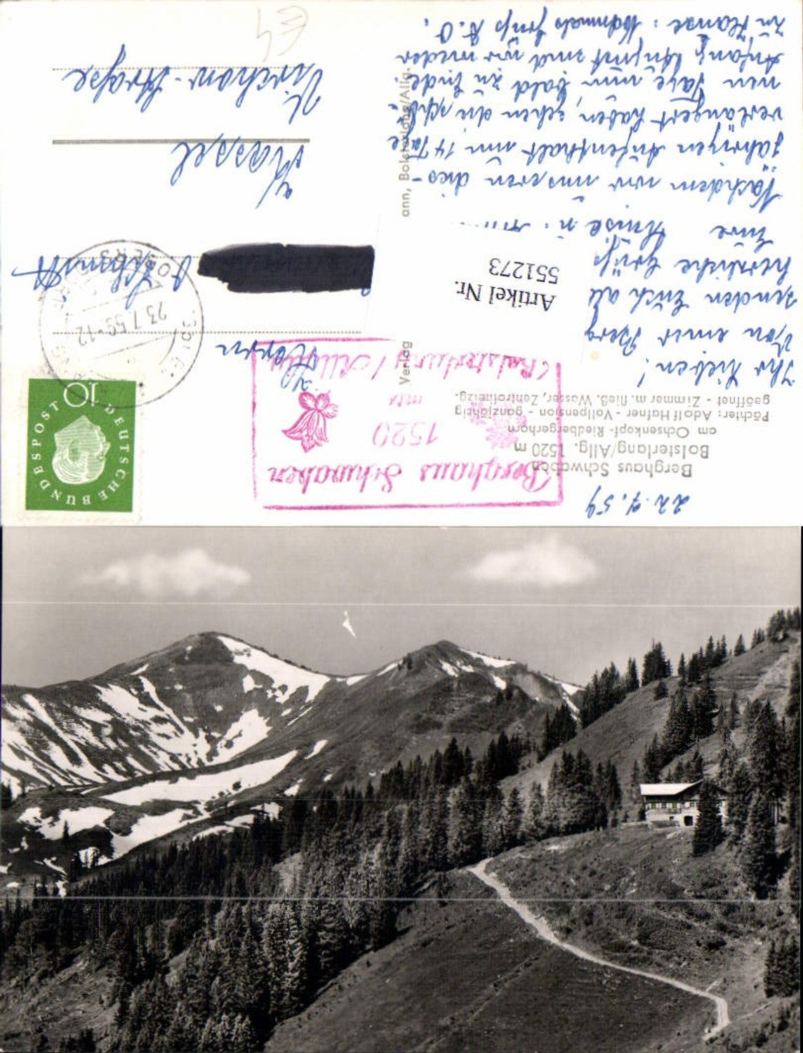 551273,Berghaus Schwaben Bolsterlang Allgäu Riederbergerhorn