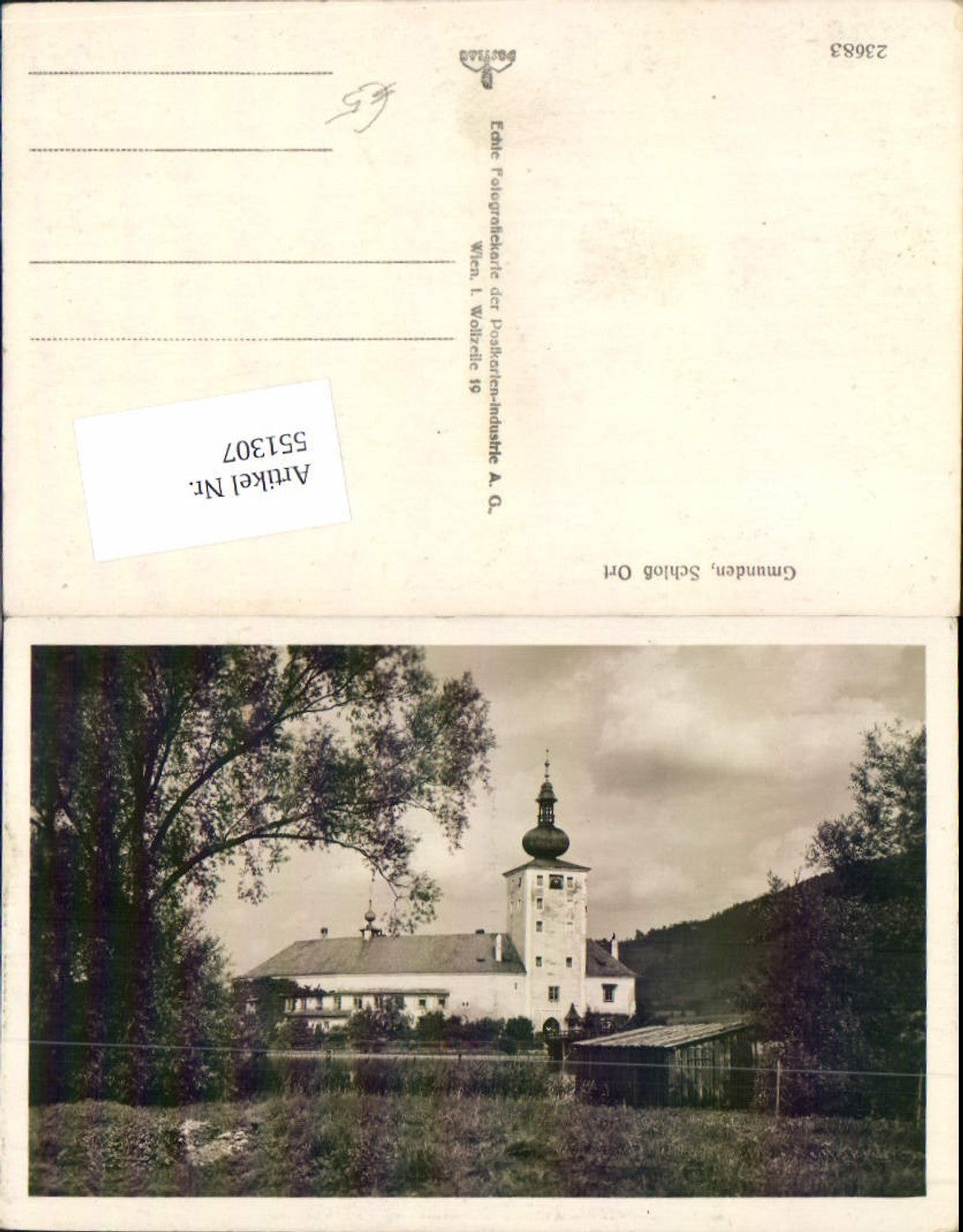 551307,Gmunden am Traunsee Schloss Ort Orth Partie