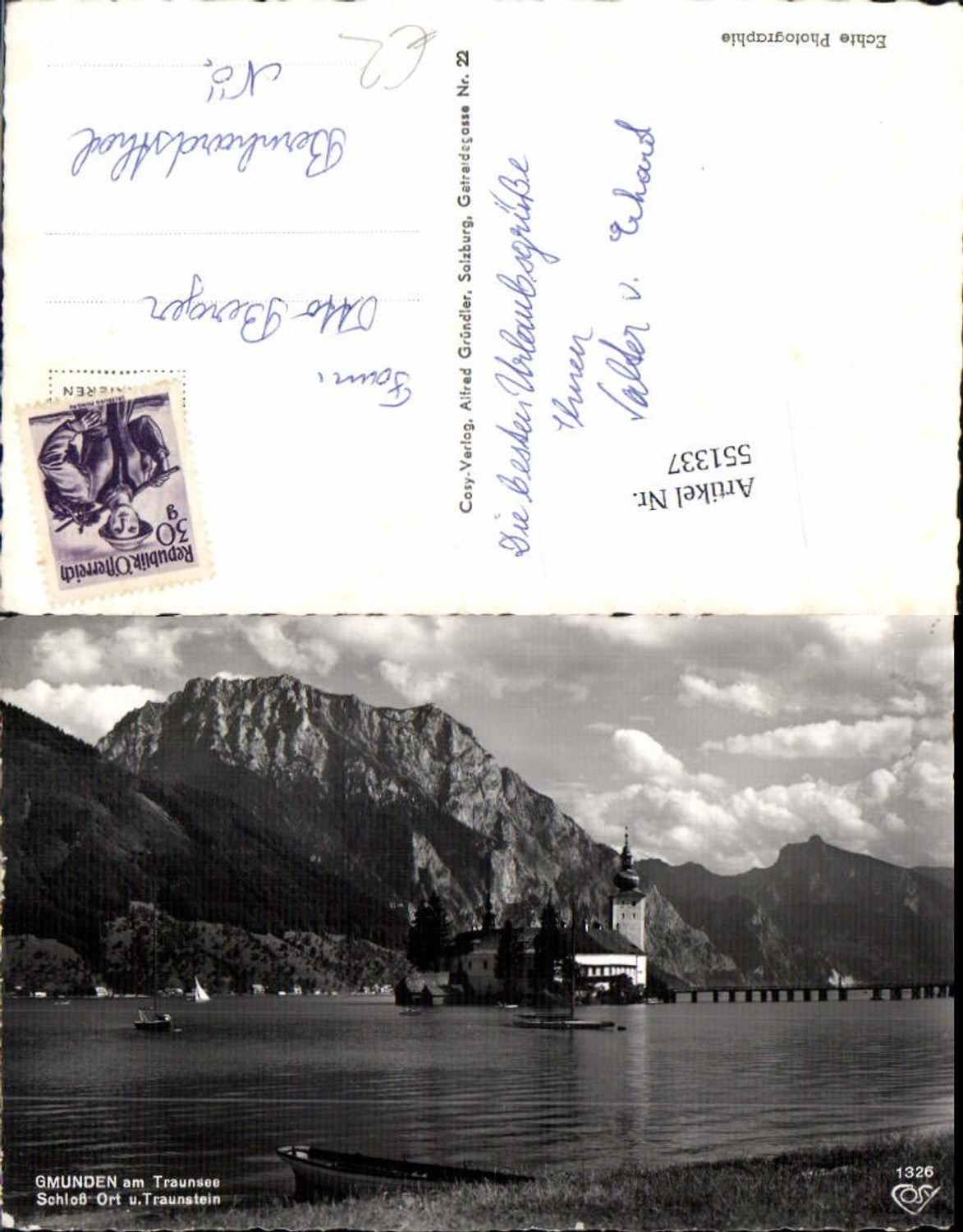 551337,Gmunden am Traunsee Schloß Ort pub Cosy 1326