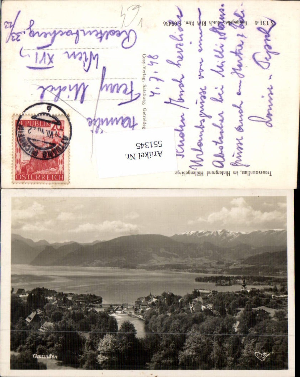 551345,Gmunden am Traunsee Traunausfluss