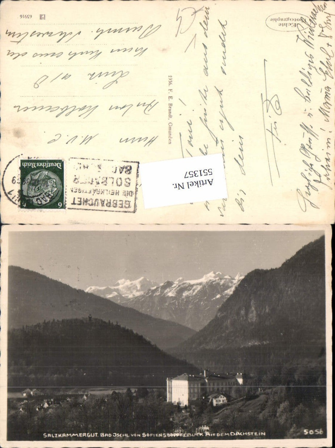 551357,Bad Ischl Salzkammergut pub Brandt 5056