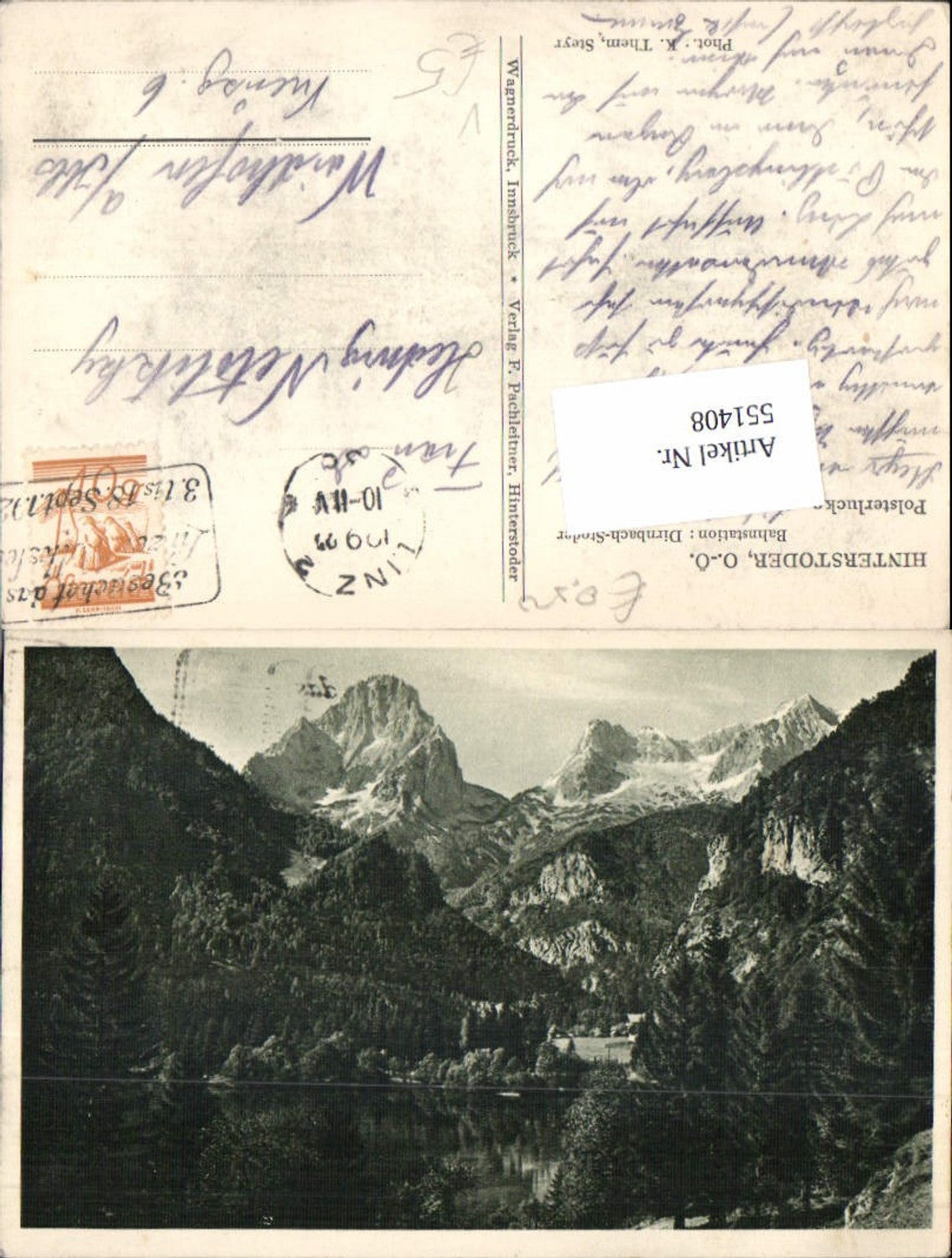 551408,Hinterstoder Dirnbach Polsterlucke pub Them Steyr