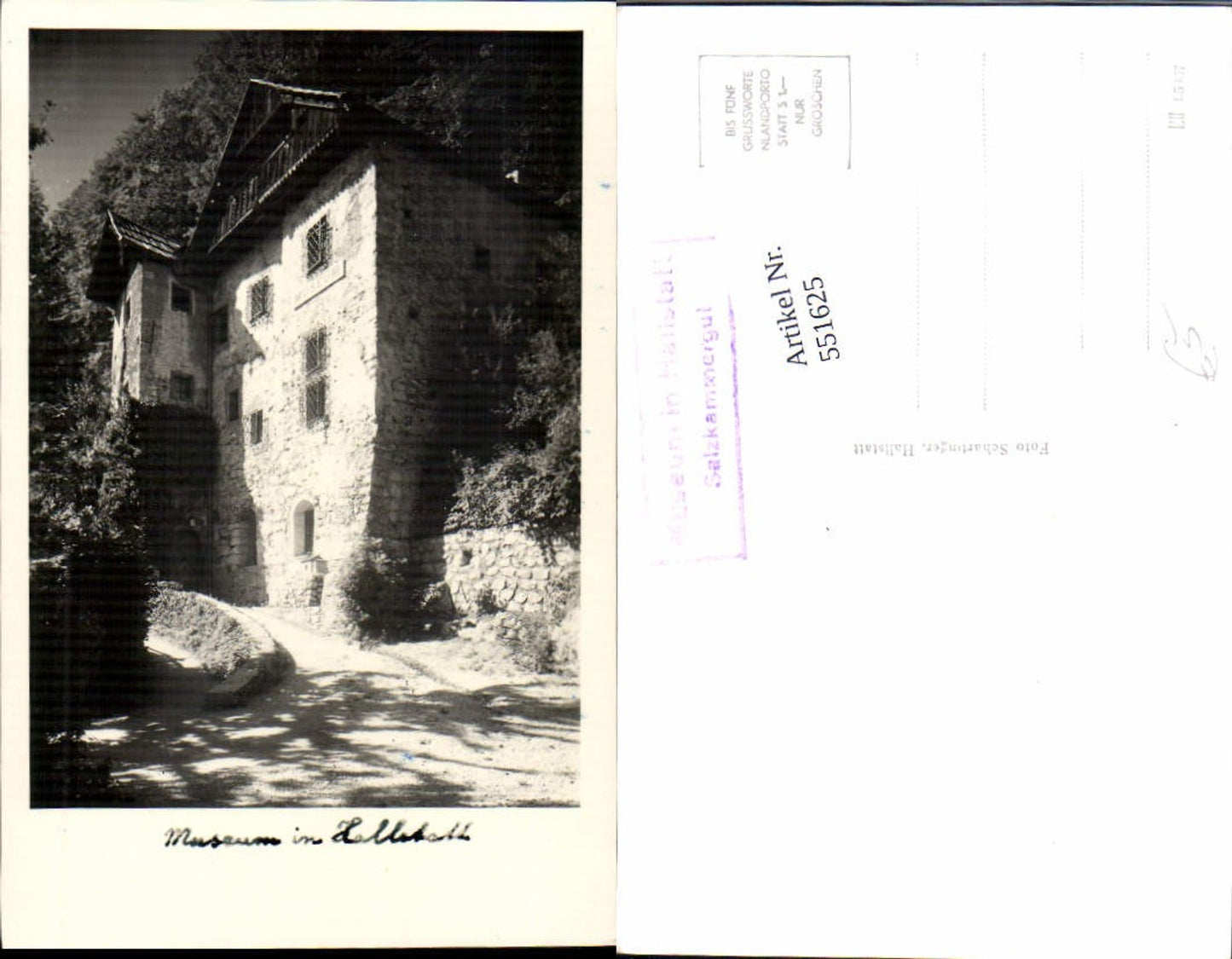 551625,Foto-AK Hallstatt Museum