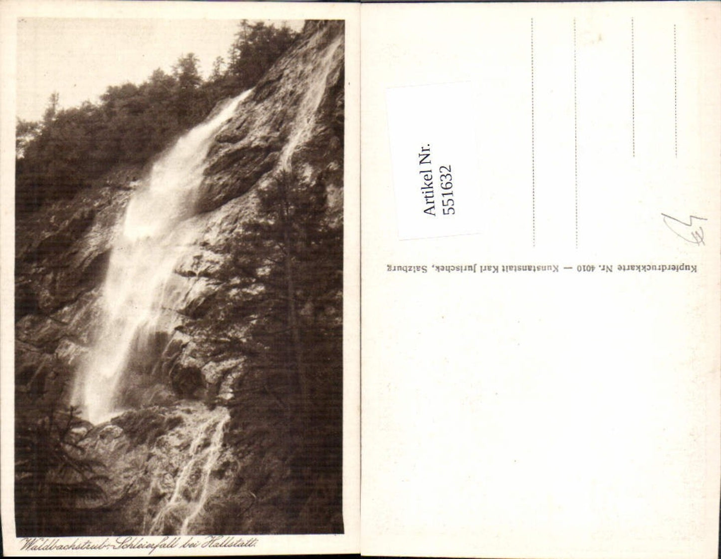 551632,Hallstatt Schleierfall Wasserfall