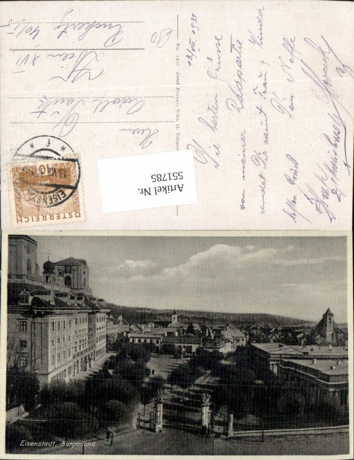 551785,Eisenstadt Partie im Ort