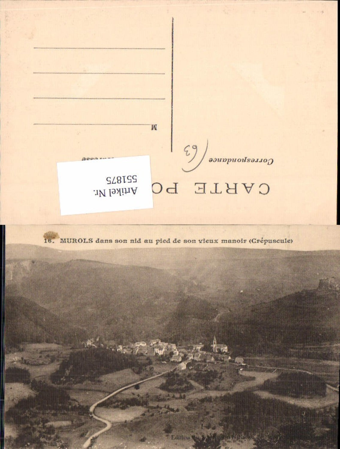 551875,France Murols Auvergne