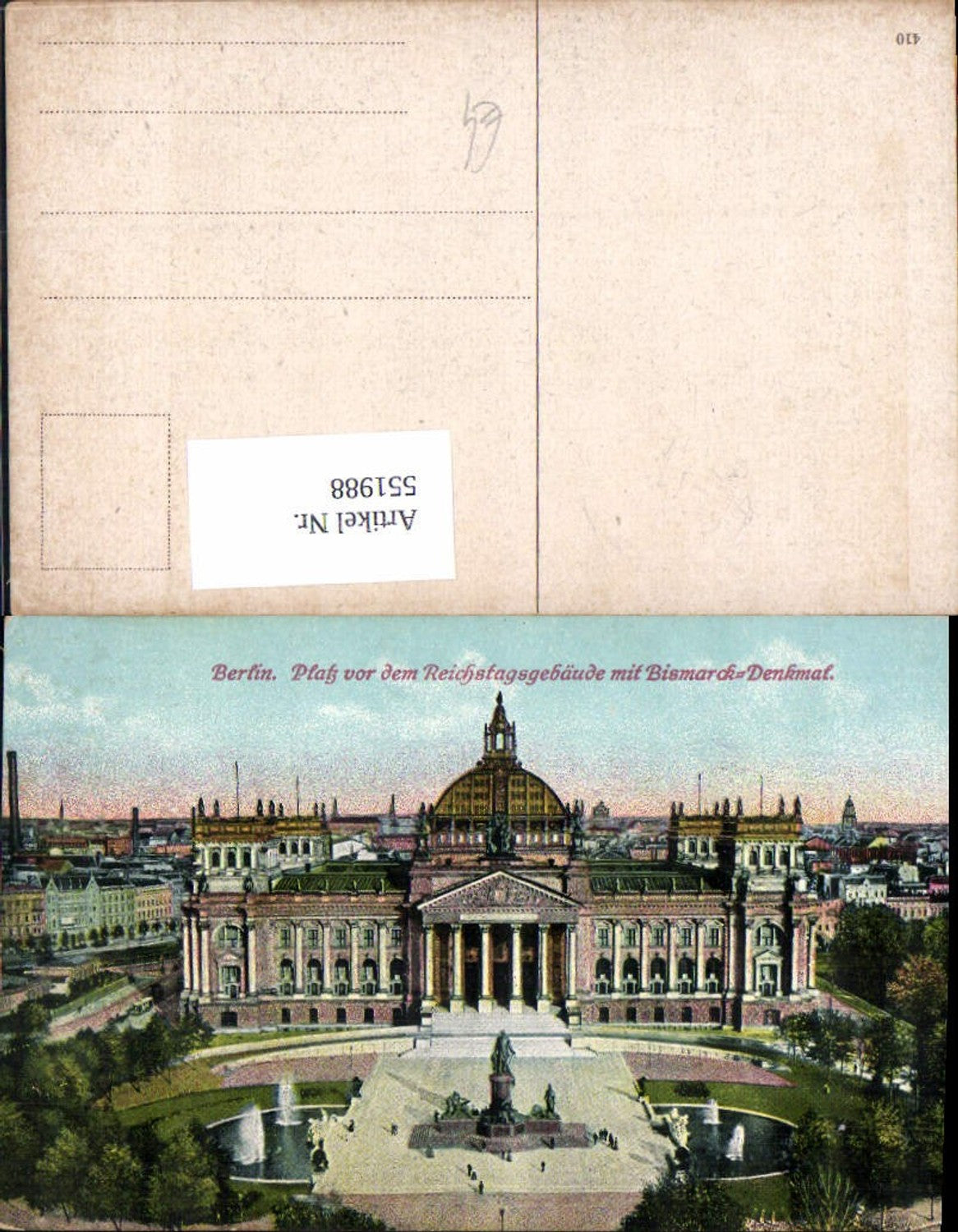 551988,Berlin Reichstag Bismarckdenkmal Monument Bismarck