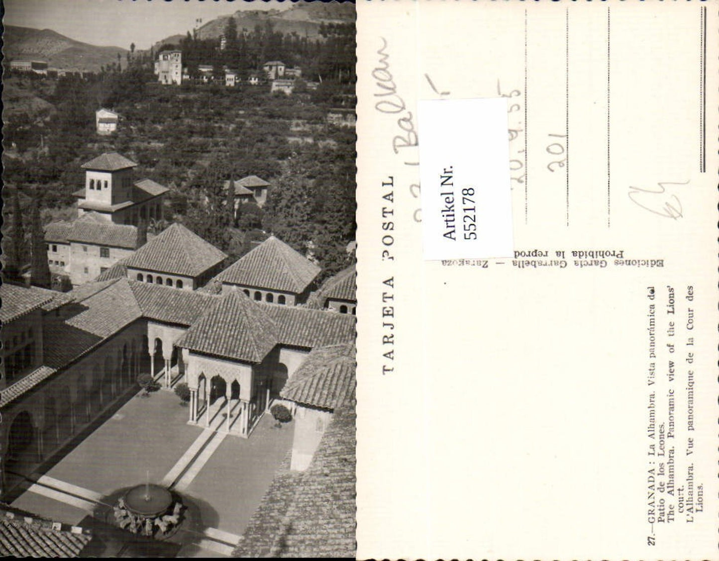 Alte Ansichtskarte – Old Postcard
