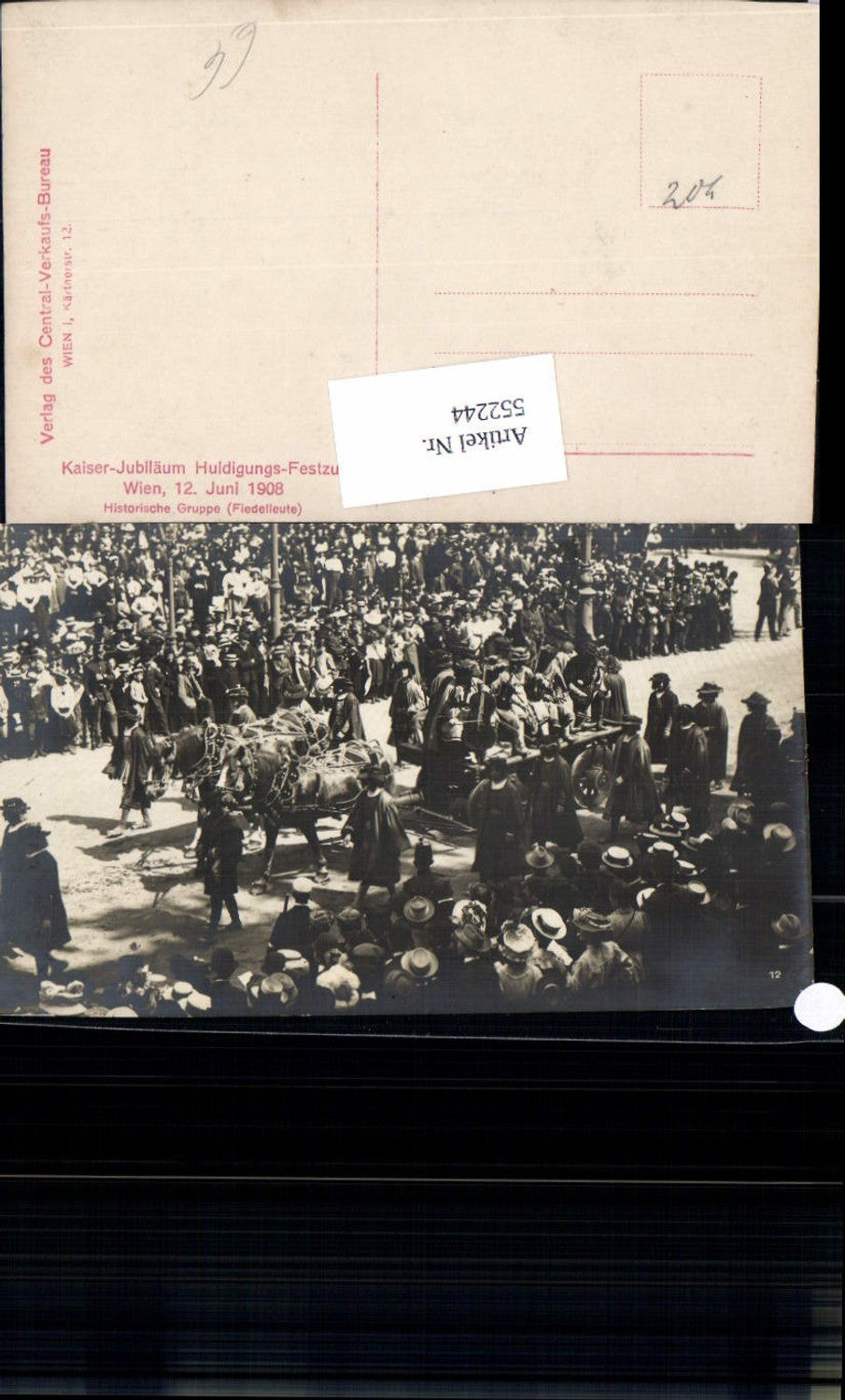 552244,Adel Monarchie Kaiser Jubiläums Huldigungs Festzug 1908 Wien