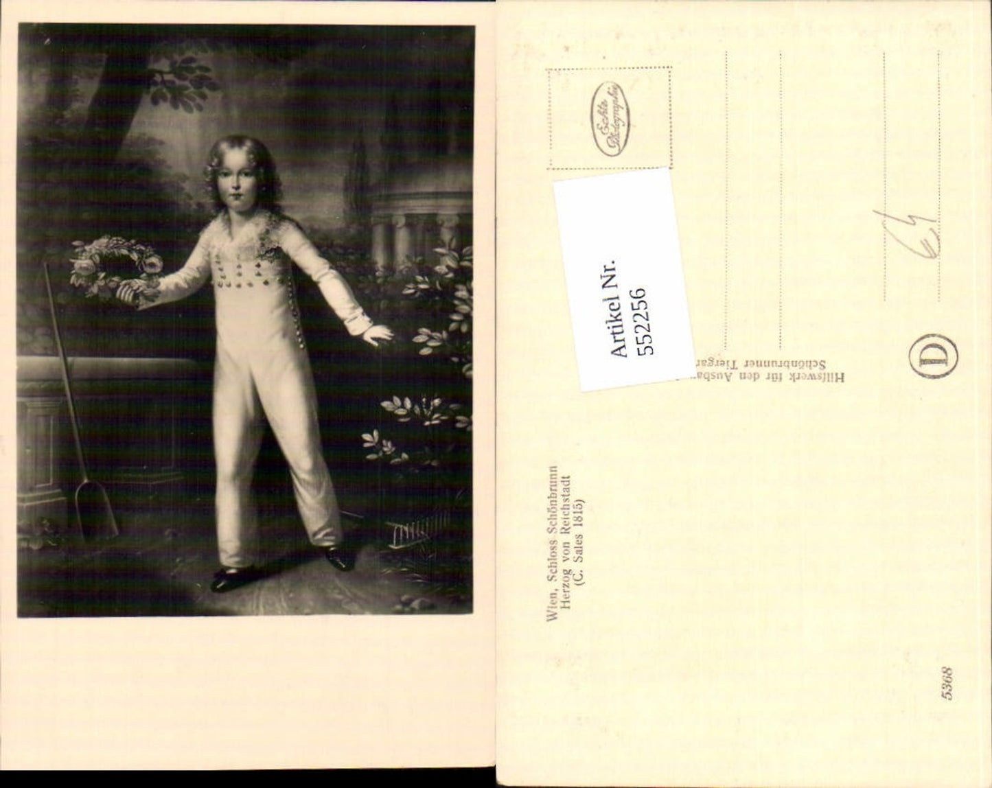 552256,Adel Monarchie Herzog von Reichstadt Schönbrunn