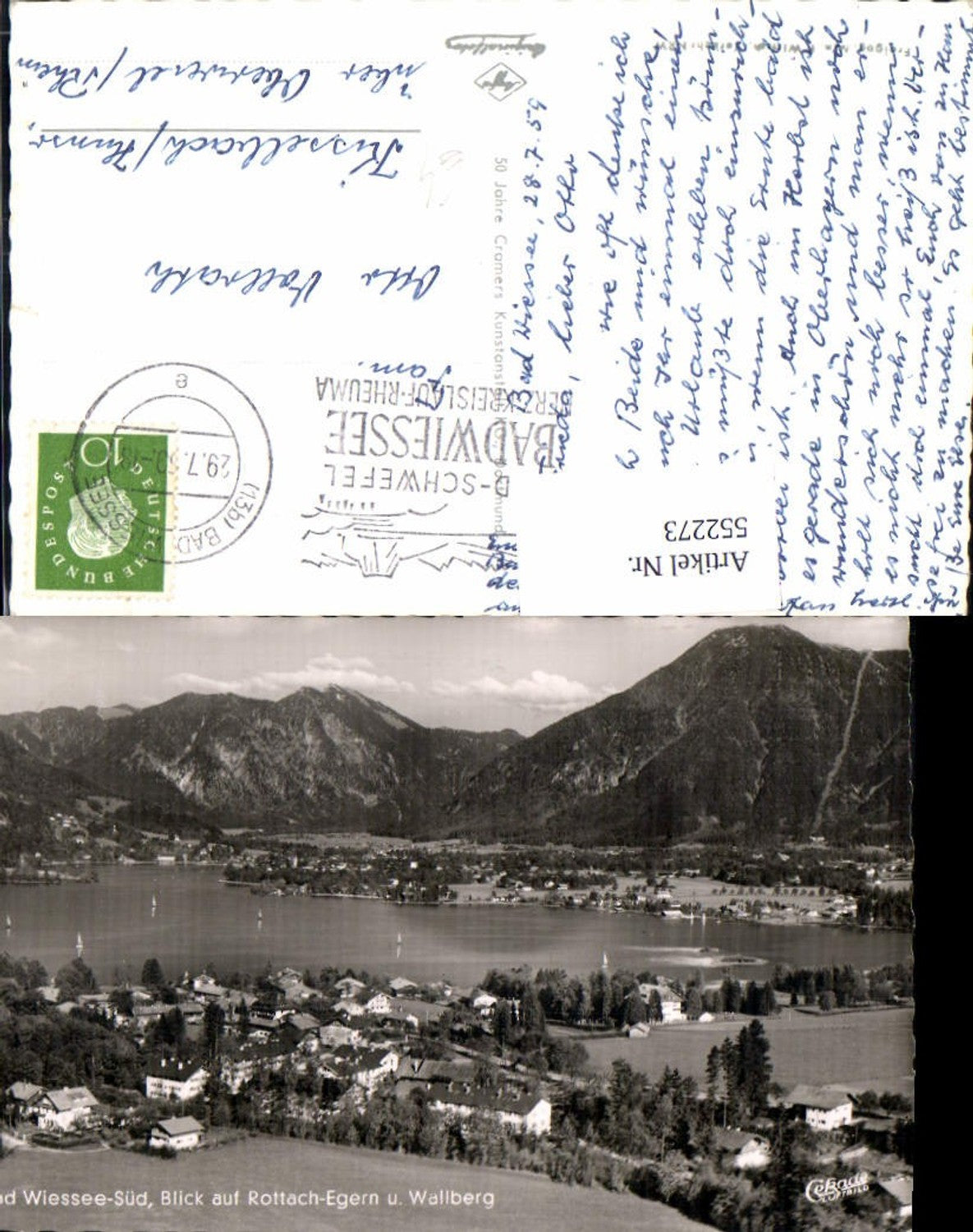 552273,Fliegeraufnahme Bad Wiessee am Tegernsee pub Cekade Luftbild