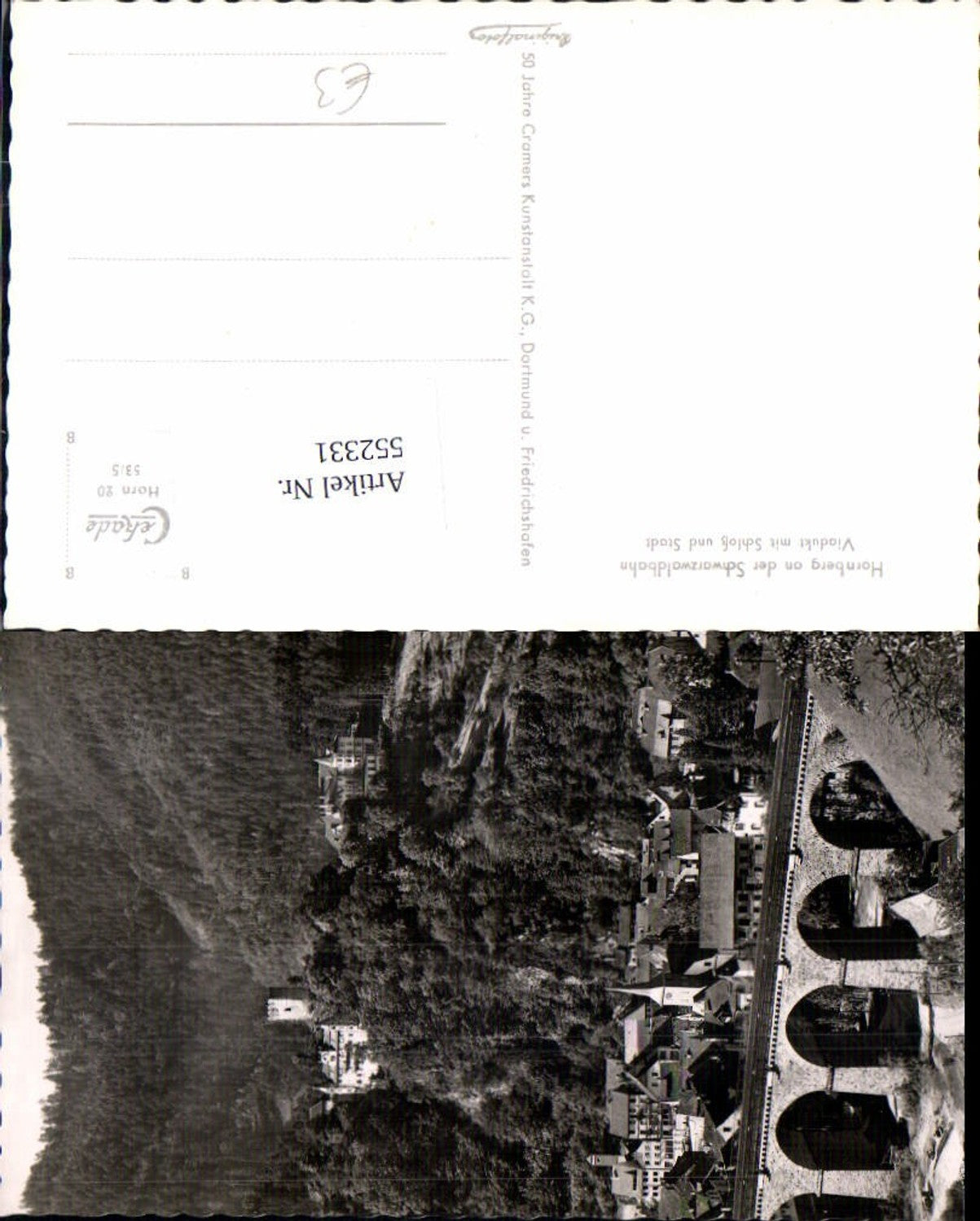 552331,Hornberg an der Schwarzwaldbahn Viadukt Schloß