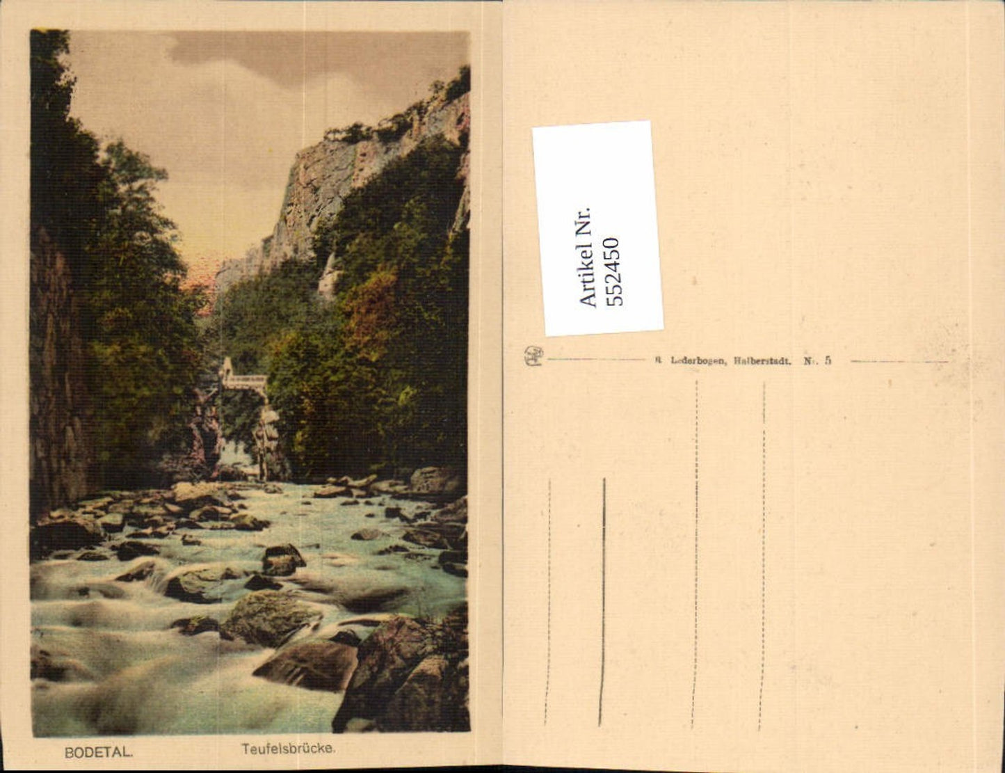 552450,Bodetal im Harz bei Treseburg Thale