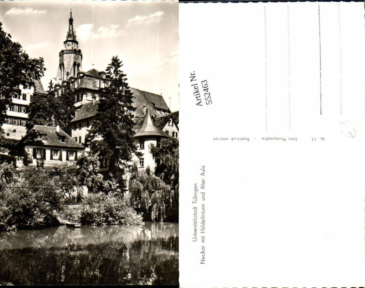 552463,Tübingen am Neckar Hölderlinturm