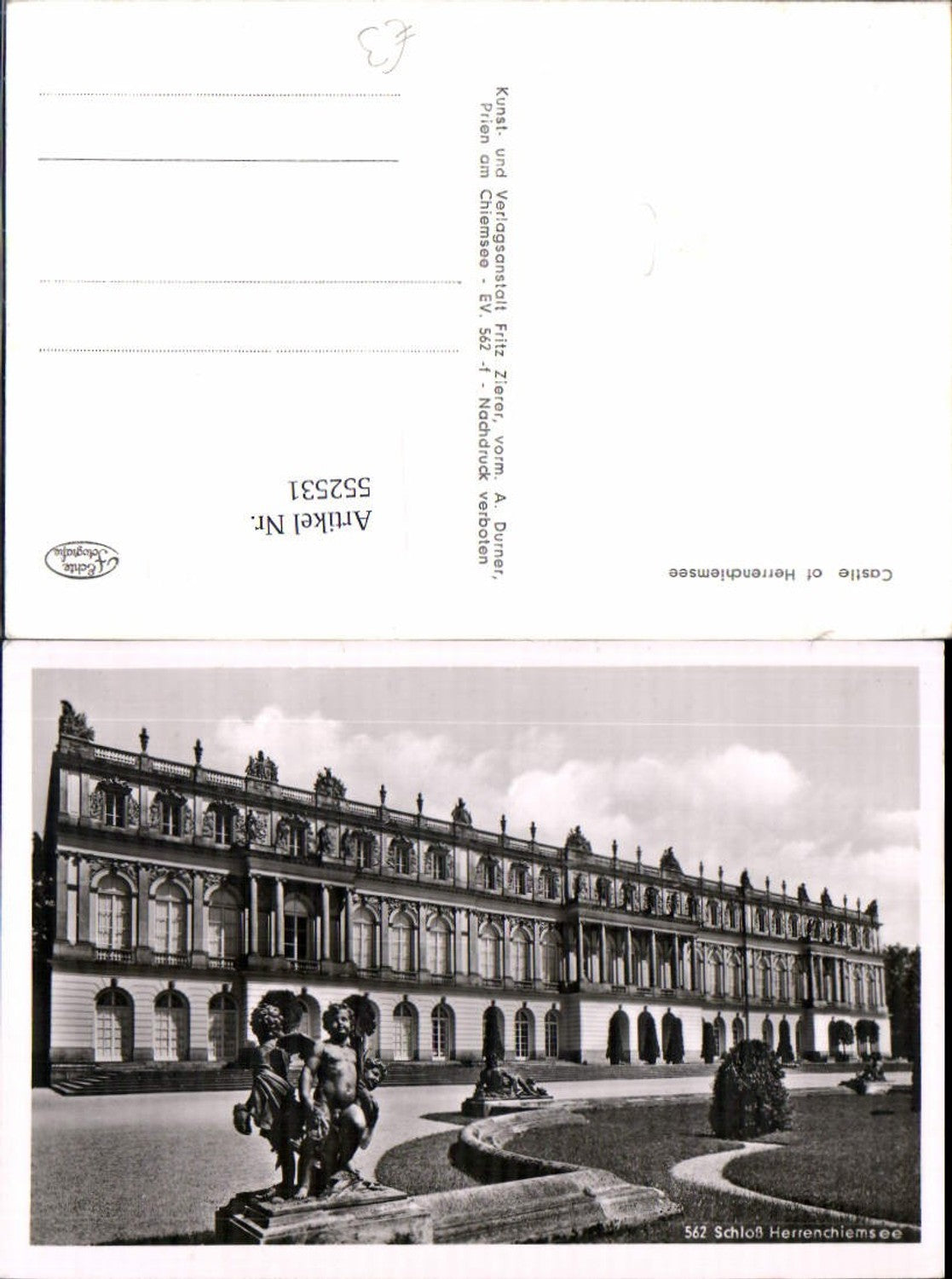 552531,Schloss Herrenchiemsee Chiemsee Breitbrunn Rosenheim