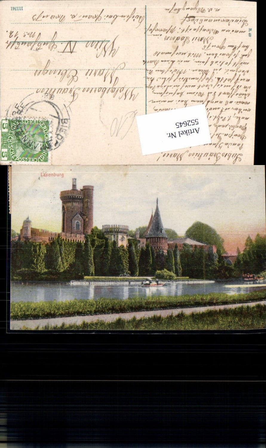 552645,seltene AK Laxenburg Franzensburg bei Wien