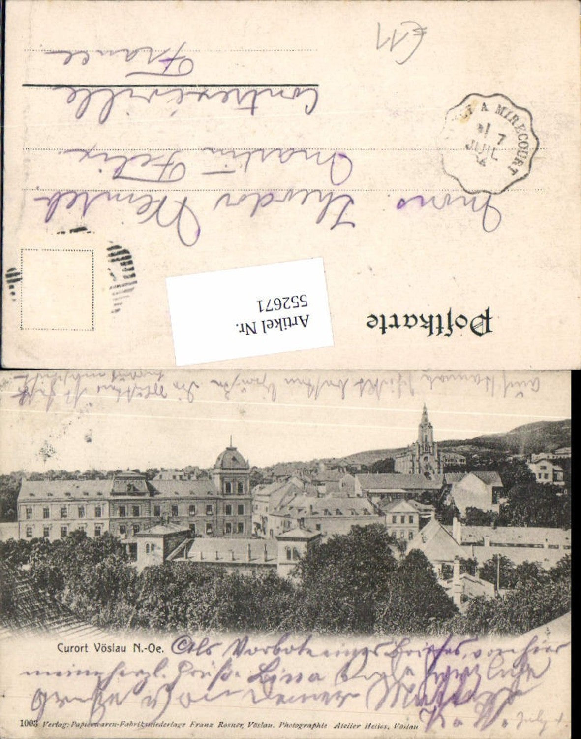 552671,Vöslau Ortsansicht