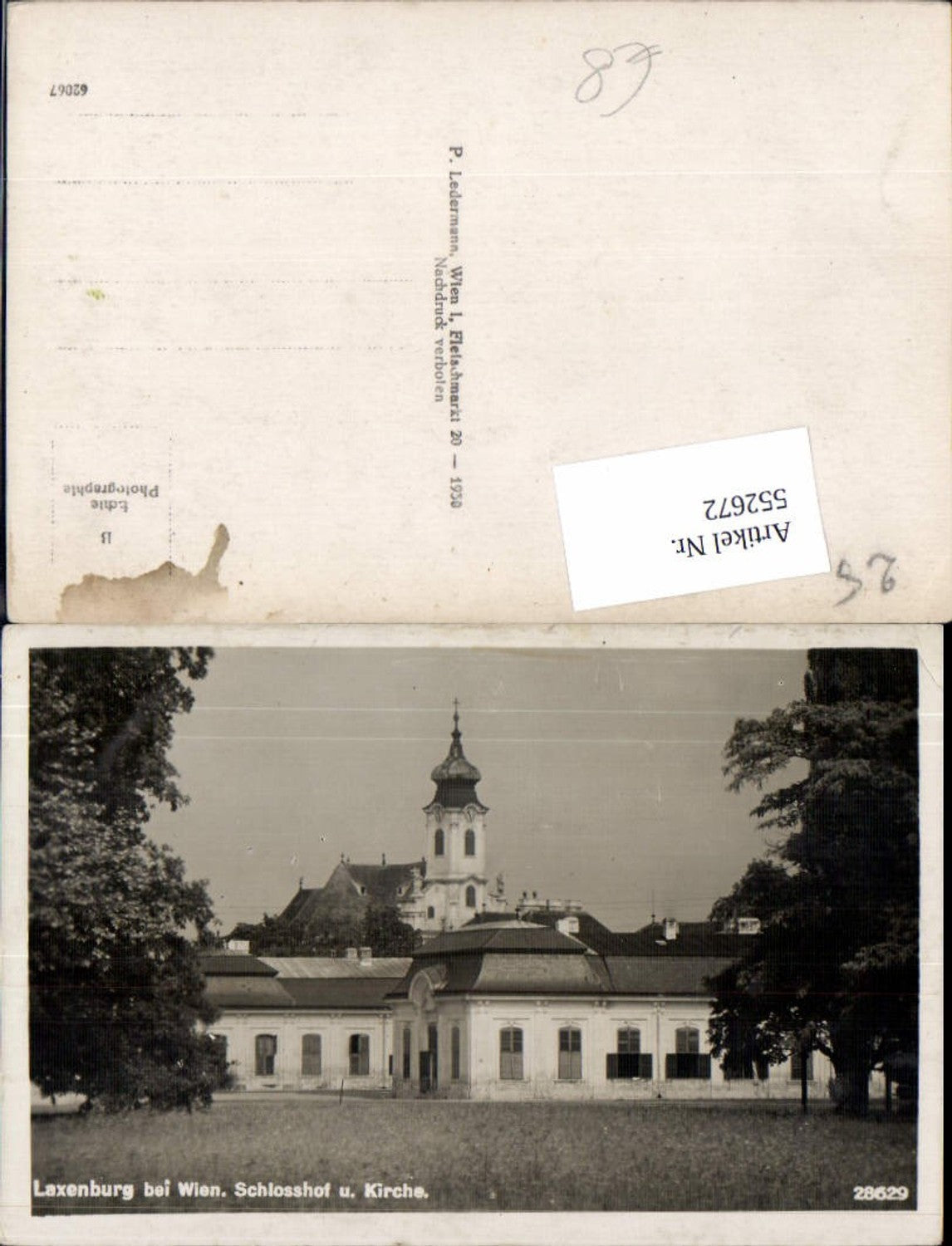 552672,Laxenburg Franzensburg bei Wien Ortsansicht