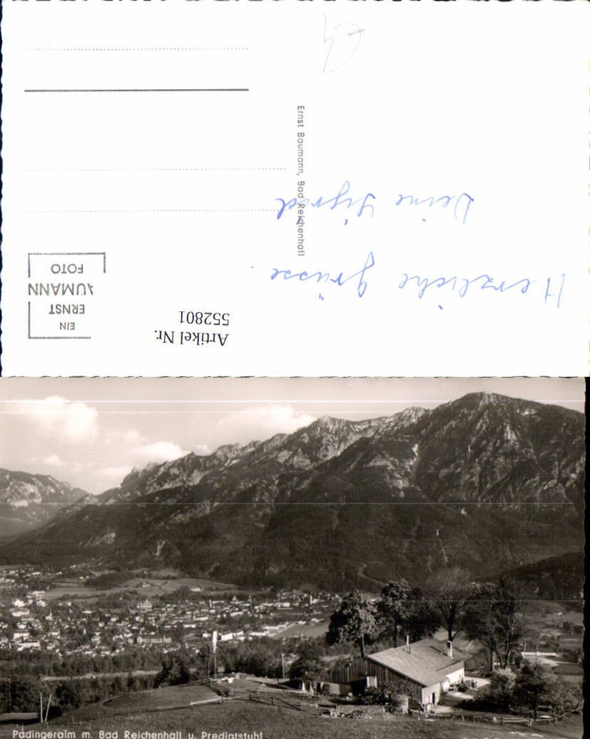 552801,Bad Reichenhall Padingeralm pub Baumann 447
