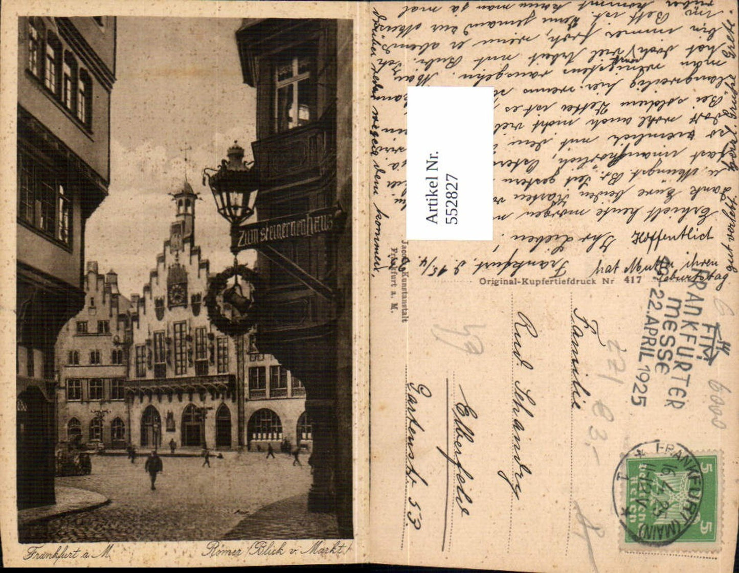 552827,Frankfurt am Main Römer markt