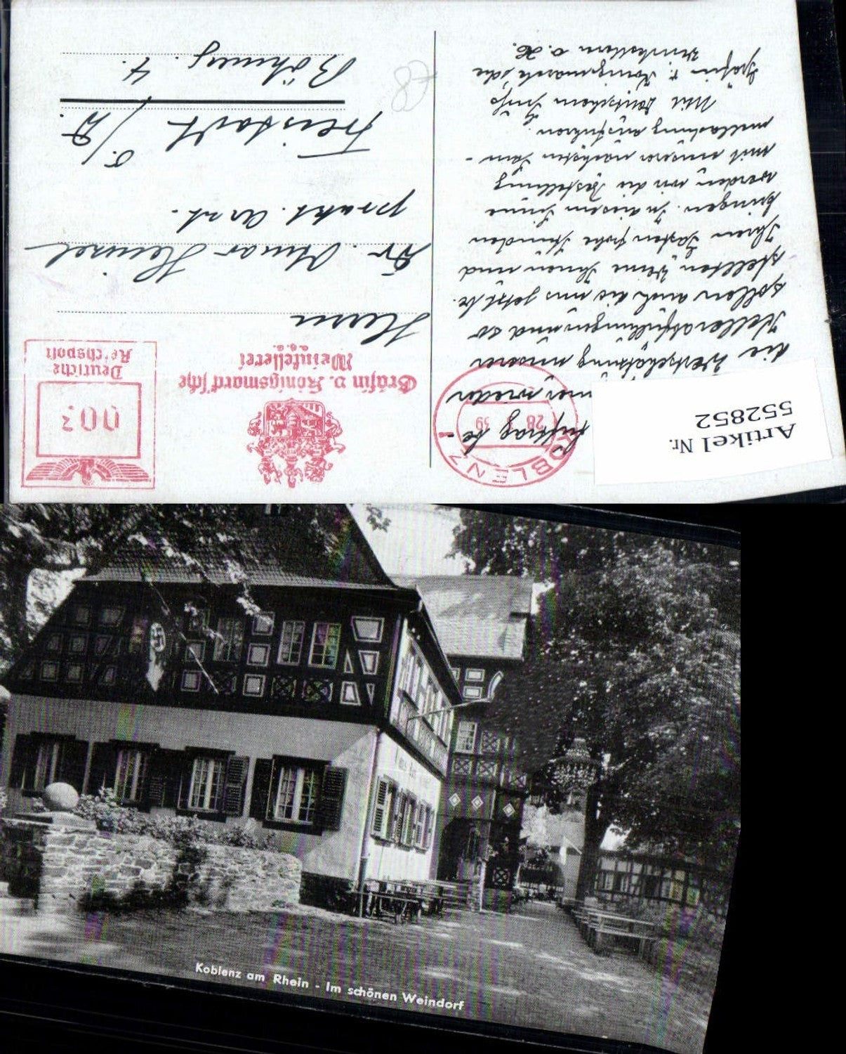 Alte Ansichtskarte – Old Postcard