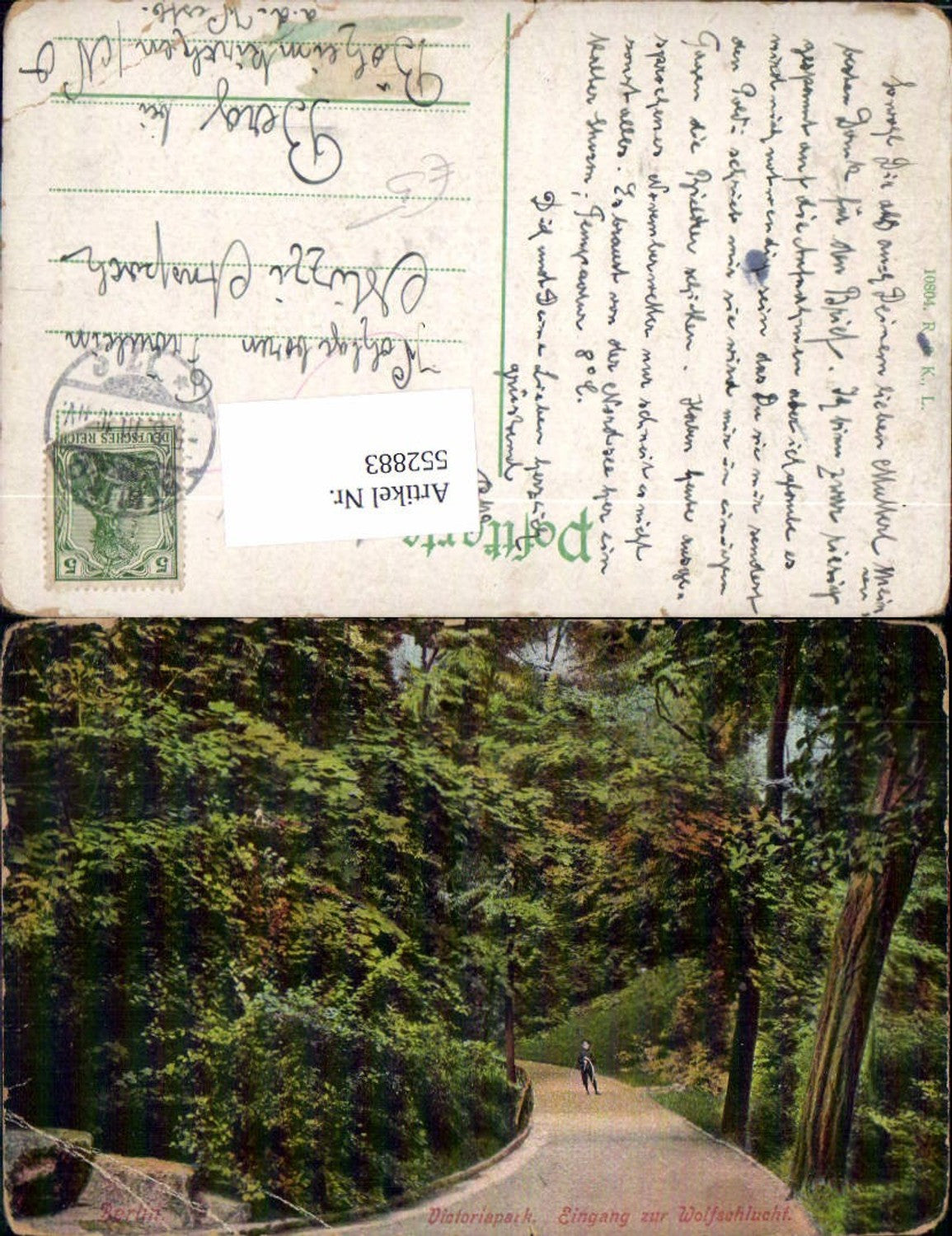 552883, Berlin Kreuzberg Victoriapark Wolfschlucht Friedrichshain