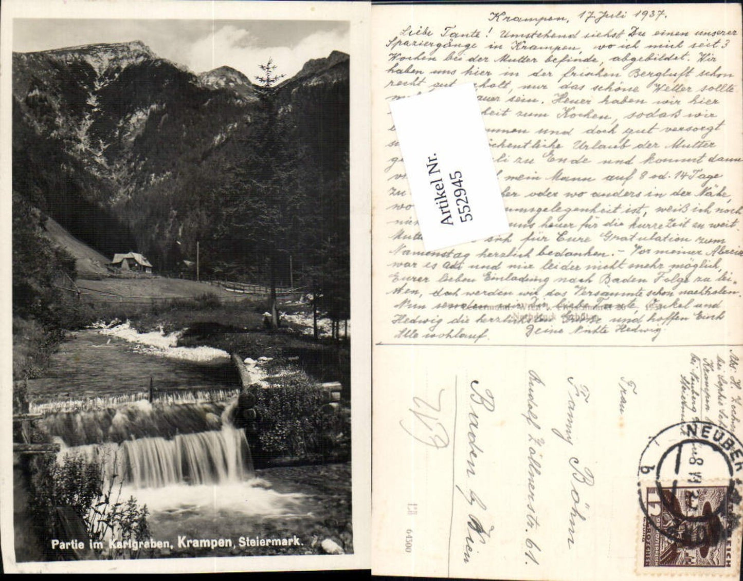 Alte Ansichtskarte – Old Postcard
