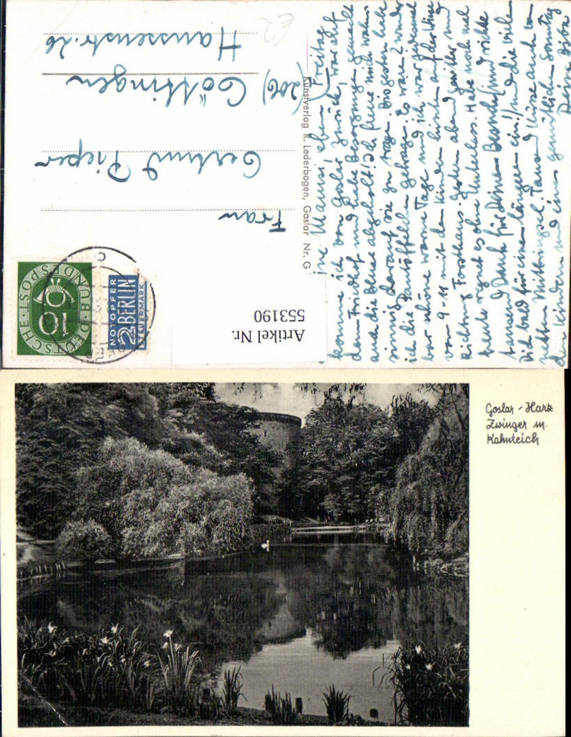 553190,Goslar Zwinger kahnteich