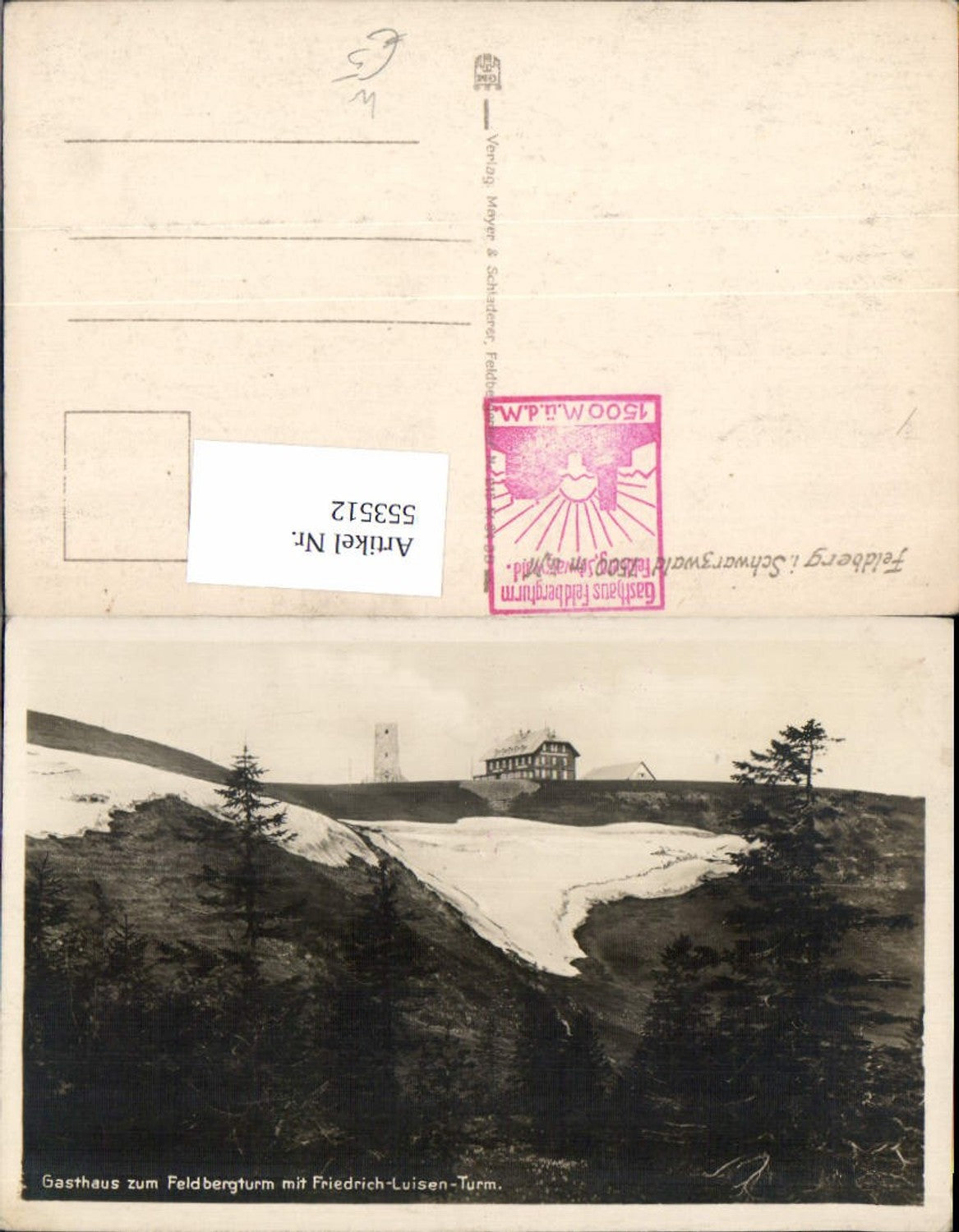 553512,Feldberg Hochschwarzwald Feldbergturm Gasthaus